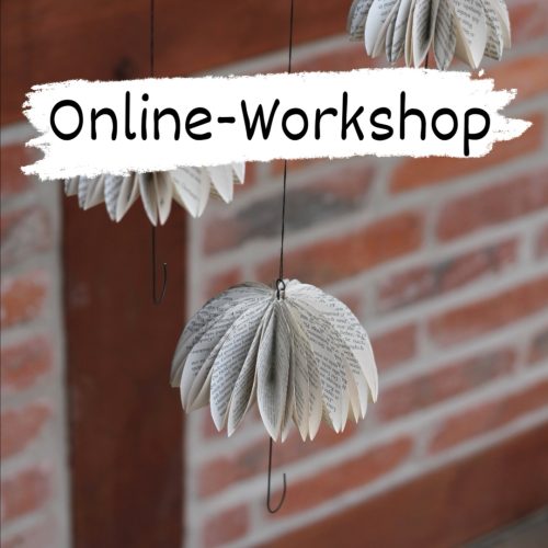 Online-Workshop: Schirmchen aus alten Buchseiten